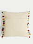 Pure Cotton Geometric Embroidered Cushion